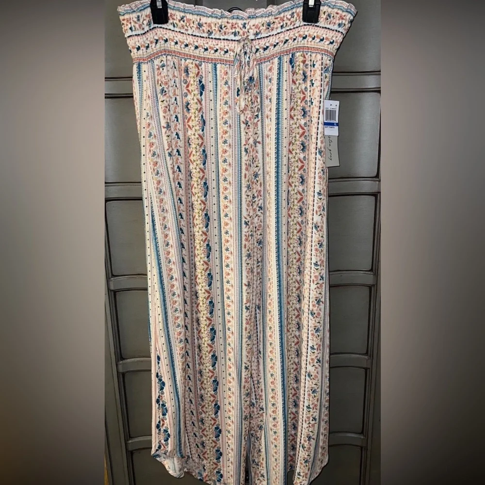 New Kingston Grey easy pull on pants ruched waist Juniors XL - Picture 2 of 14